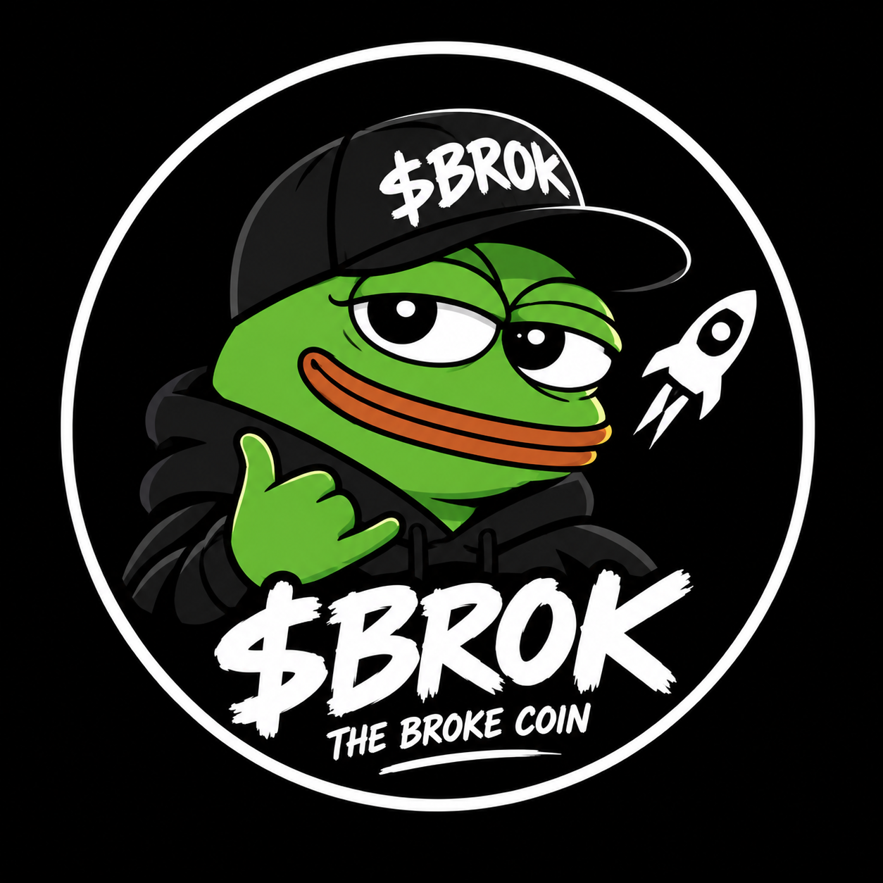 $BROK mascot logo